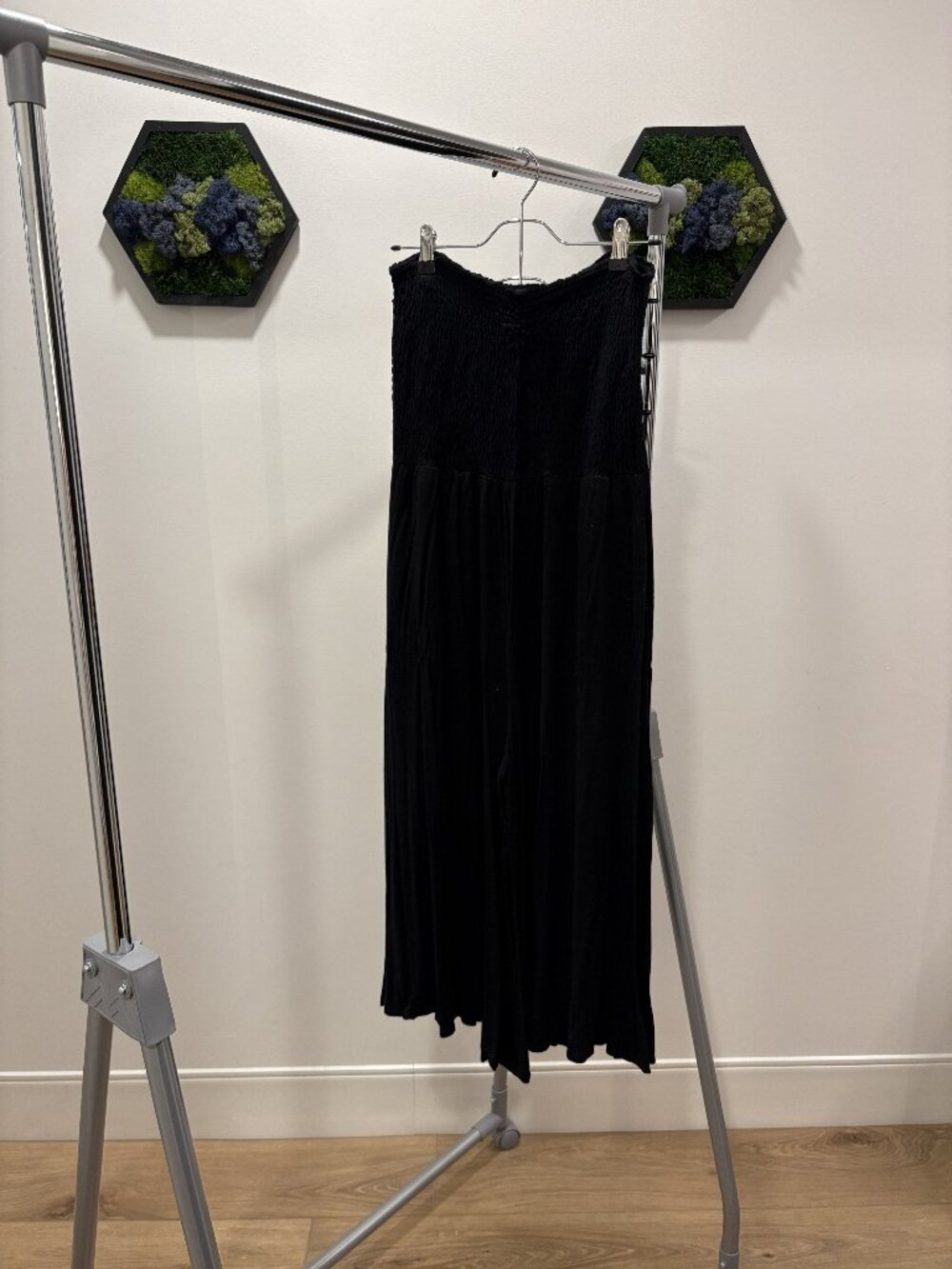 Black Strapless Jumpsuit